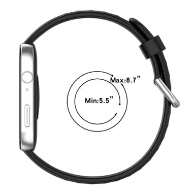 Silikonklokkerem for Huawei Watch Fit 3 Sort