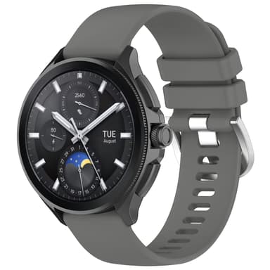 Silikonarmbånd for Xiaomi Watch 2 Pro/S3 og Honor Watch 4 Pro Grå