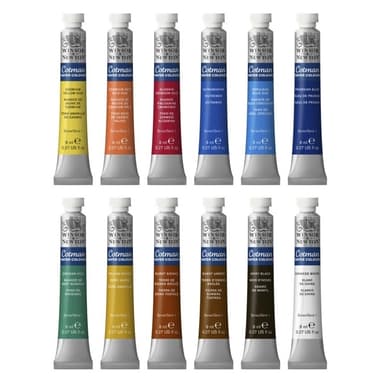 Cotman akvarellfargetuber 12x8 ml