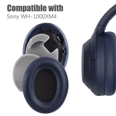 Øreputer for Sony WH-1000XM4 1 par Blå