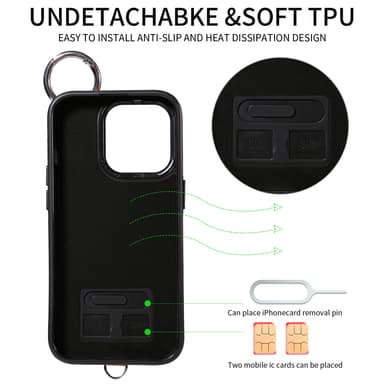 Telefonveske med snor til Samsung Samsung Galaxy S24 Plus