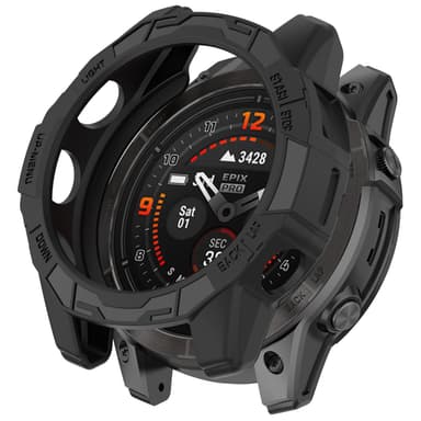 Beskyttende klokkeveske for Garmin Epix Pro 47mm /Fenix 7 PRO /Fenix7 Sort