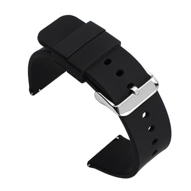 Universell silikonklokkerem Sort 24 mm