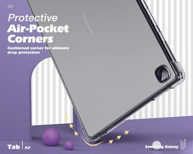 Samsung Galaxy Tab A7 10,4"" deksel TPU gjennomsiktig