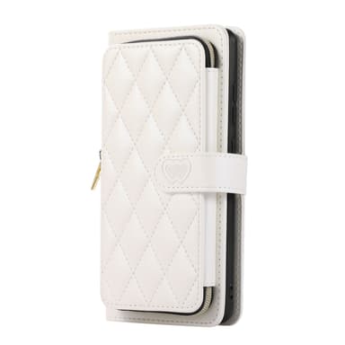 Zipper Flip Phone Case - Lommebokveske med kredittkortspor Samsung Galaxy S21 Ultra