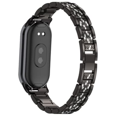 Xiaomi Watch Band med Rhinestone, 8/8NFC/9/9NFC Sort