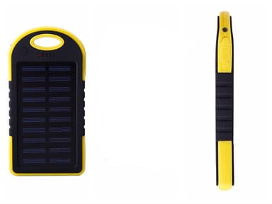 Powerbank 5000 mAh - vannavstøtende - gul