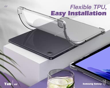 Samsung Galaxy Tab A7 10,4"" deksel TPU gjennomsiktig