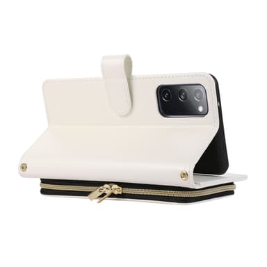Zipper Flip Phone Case - Lommebokveske med kredittkortspor Samsung Galaxy S21 Ultra