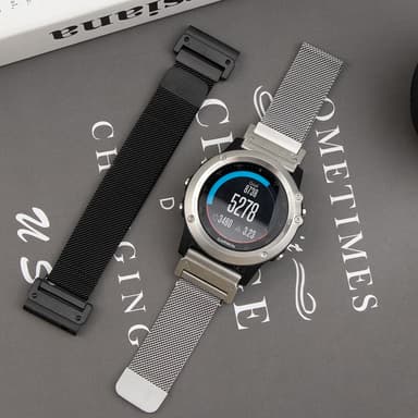Hurtigutløserklokkerem for Garmin Fenix 7 / 6 / Tactix 7 pro Sølv 22mm