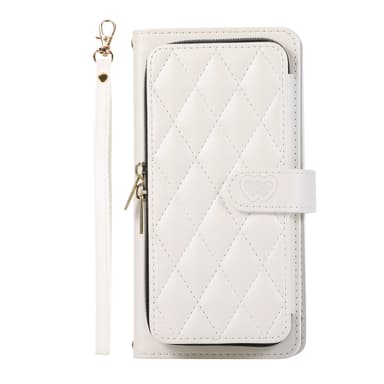 Zipper Flip Phone Case - Lommebokveske med kredittkortspor Samsung Galaxy S21 Ultra