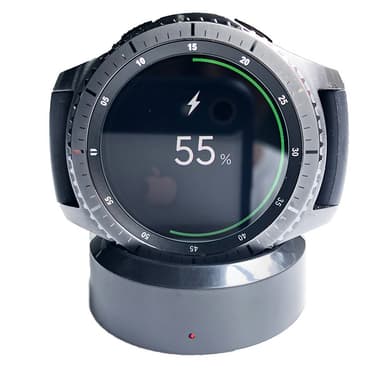 Trådløs Lader for Smart Watch 2 stk Sort
