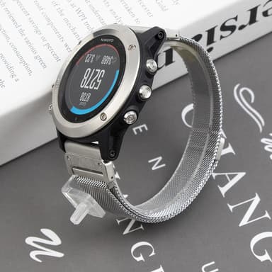 Hurtigutløserklokkerem for Garmin Fenix 7 / 6 / Tactix 7 pro Sølv 22mm