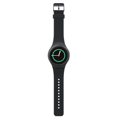 Silikonarmbånd til Samsung Galaxy Gear S2 SM-R730/SM-R720 Sort