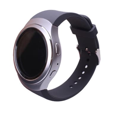 Silikonarmbånd til Samsung Galaxy Gear S2 SM-R730/SM-R720 Sort