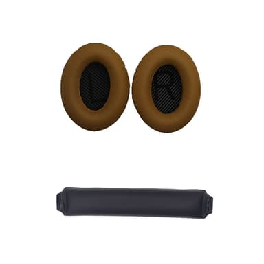 Erstatningsøreputer og hodebånd for Bose QC15 QC25 QC35-hodetelefoner Kaki+svart