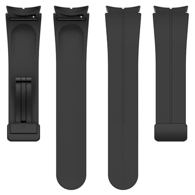 Silikonrem 20 mm til Samsung Galaxy Watch 5/4 Sort
