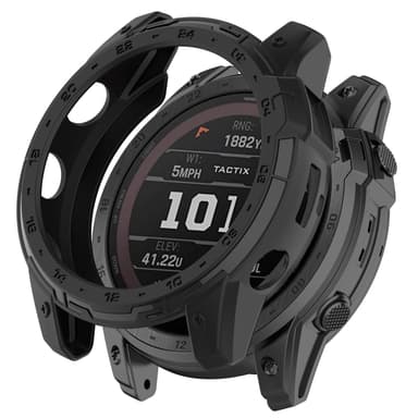 Smart beskyttende klokkedeksel for Garmin Tactix7 MAOLED Sort