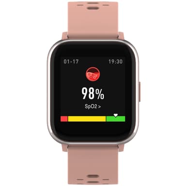Smartklokke med temp, oksygen og hjertefrekvens