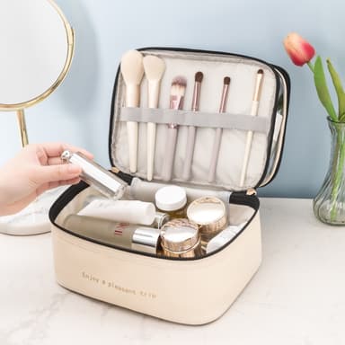 Sminkeveske Beige