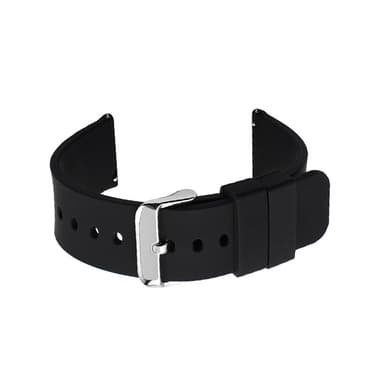 Universell silikonklokkerem Sort 12 mm