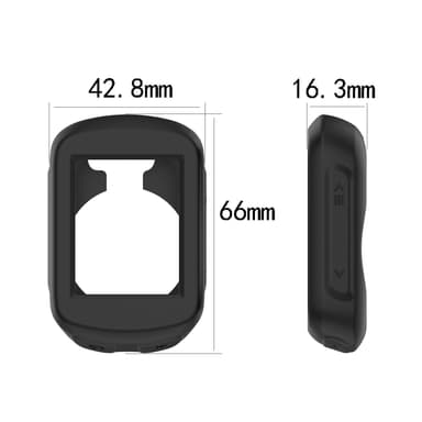Beskyttende silikonetui til Garmin Edge 130 Sort