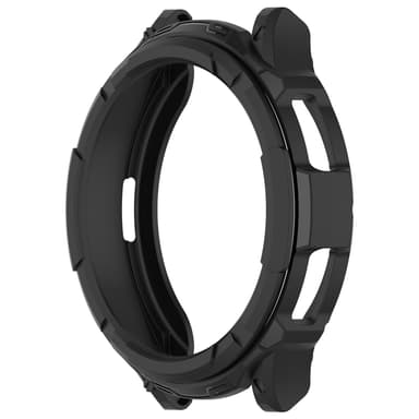 Beskyttelsesveske med roterbar ramme for Samsung Watch 6 Classic 47mm Sort