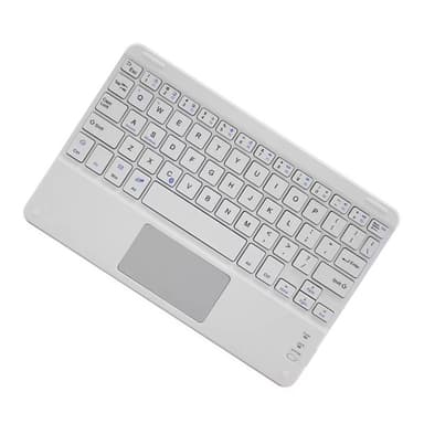 Trådløst tastatur med styreflate for nettbrett Hvit M