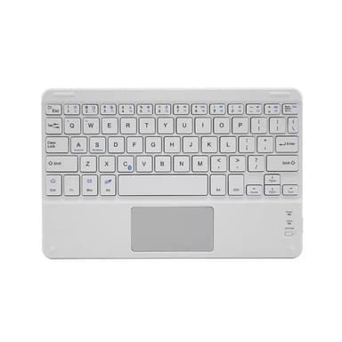 Trådløst tastatur med styreflate for nettbrett Hvit M