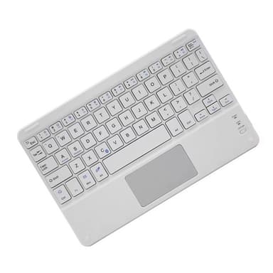 Trådløst tastatur med styreflate for nettbrett Hvit M