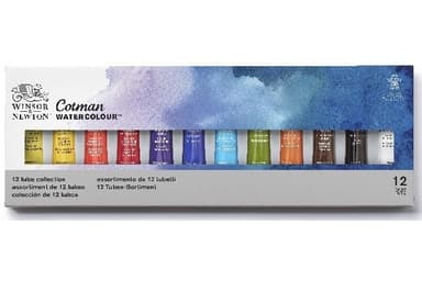 Cotman akvarellfargetuber 12x8 ml