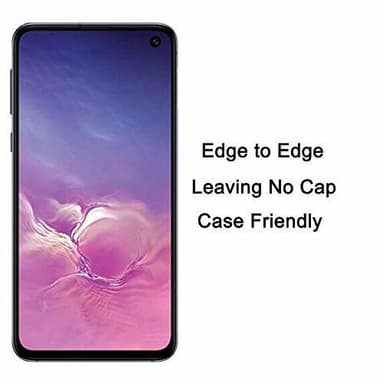 Skjermbeskytter Samsung Galaxy S10 i gjennomsiktig herdet glass