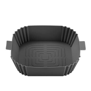 Silikonskål til Air Fryer 16,5x19,5 cm Grå