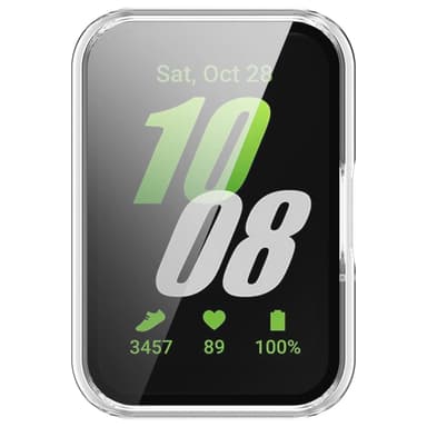 Deksel med skjermbeskytter i herdet glass til Samsung Galaxy Fit 3 (SM-R390) Gjennomsiktig