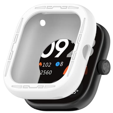 Silikonbeskyttelsesdeksel til Redmi Watch 4 Hvit