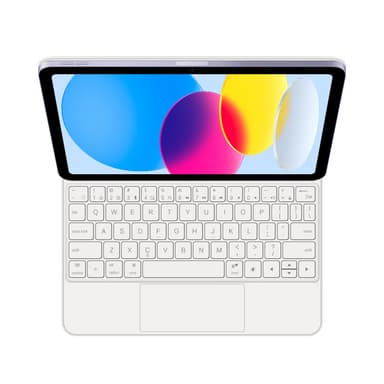 Beskyttende etui til iPad med Bluetooth-tastatur Hvit iPad Pro 13 M4 2024