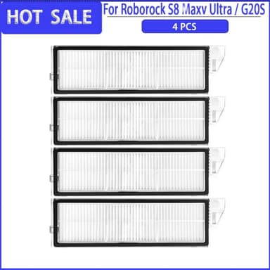 Roborock S8 MaxV Ultra G20s Filter, 4-pakning