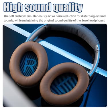 Erstatnings-øreputer for Bose QC15 QC25 QC35 AE 2 Beige
