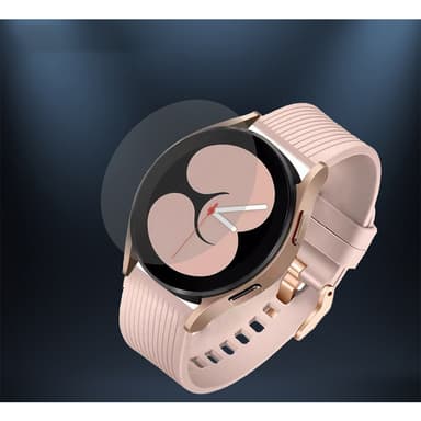 Skjermbeskytter i herdet glass til Samsung Watch 4, 2-pakning 44mm
