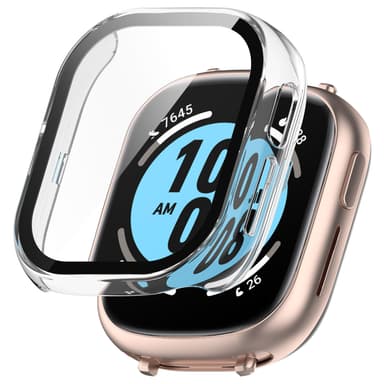 Etui og filmintegrert etui for Honor Watch 4 Gjennomsiktig
