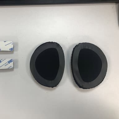 Øreputer og pannebånd til Sennheiser RS160 RS170 RS180 Sort