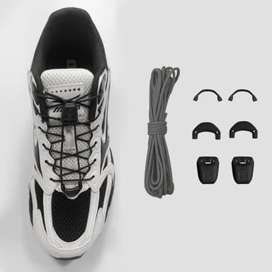 Salomon Quicklace skolisser, 2 par Grå M
