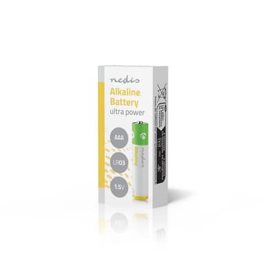 Nedis Alkaline Battery AAA | 1.5 V DC | 2-Pakke