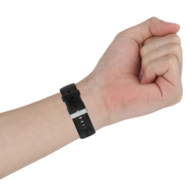 SKG V9 Pro, Amazfit Bip5 Unity flytende silikonklokkerem Sort