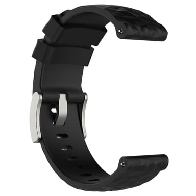 Silikonarmbånd til Suunto Spartan Sport Wrist HR Baro Sort