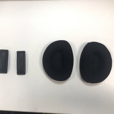 Øreputer og pannebånd til Sennheiser RS160 RS170 RS180 Sort