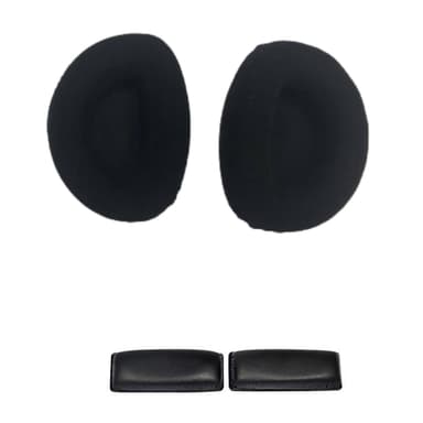 Øreputer og pannebånd til Sennheiser RS160 RS170 RS180 Sort
