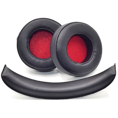 Øreputer og pannebånd for Motorola Pulse Escape Wireless Svart+rød