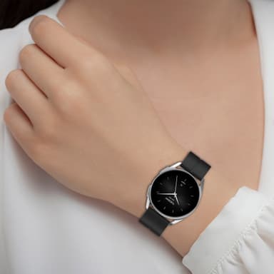 Silikonerstatningsklokkeremmer for Haylou Watch 22mm Sort
