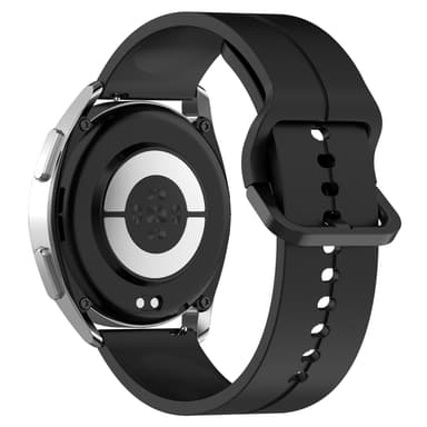 Silikonerstatningsklokkeremmer for Haylou Watch 22mm Sort